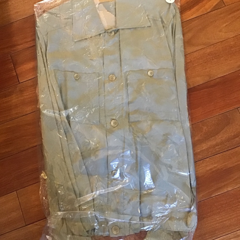 Vintage San Pierre disco silk men’s shirt jacket